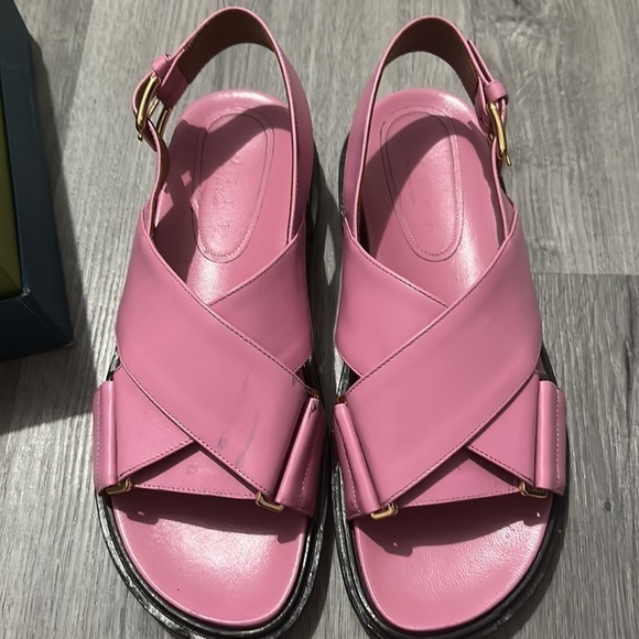 Marni Fusbett sandals in pink - Picture 10 of 10